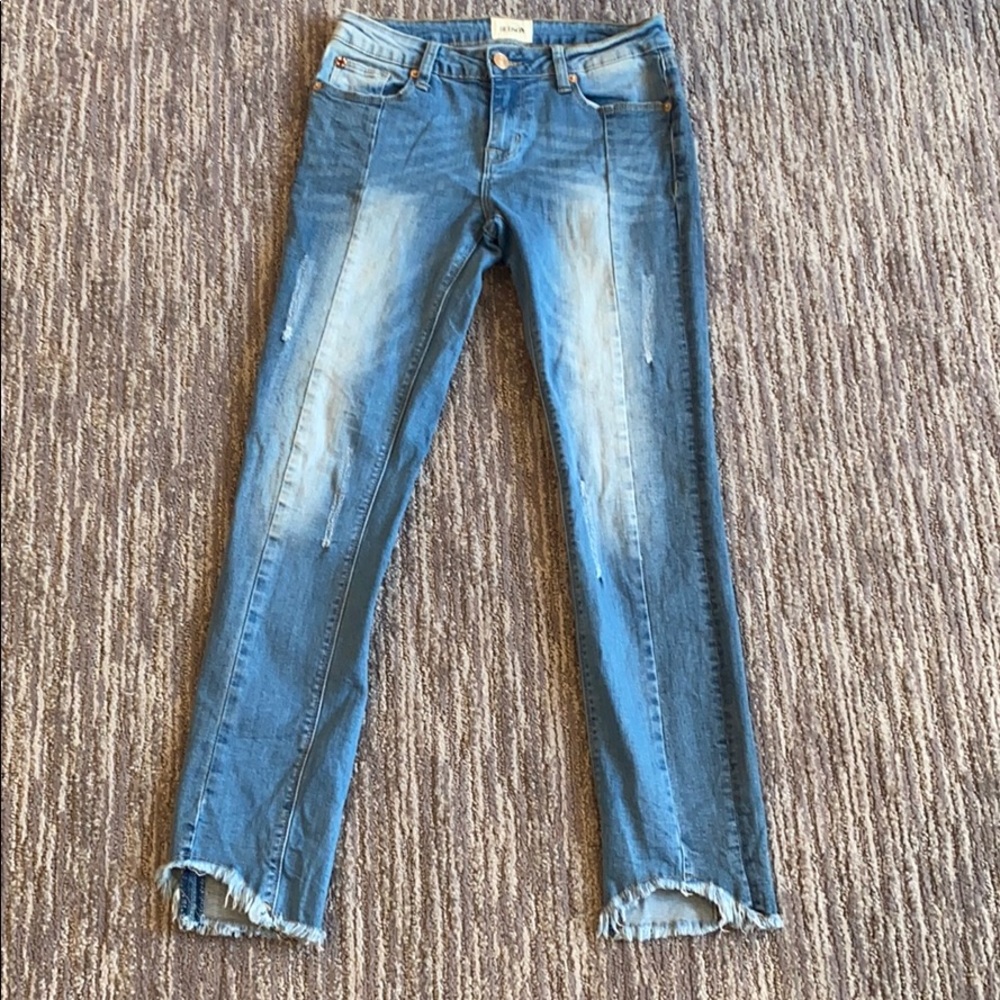 Hudson kids two toned blue jeans